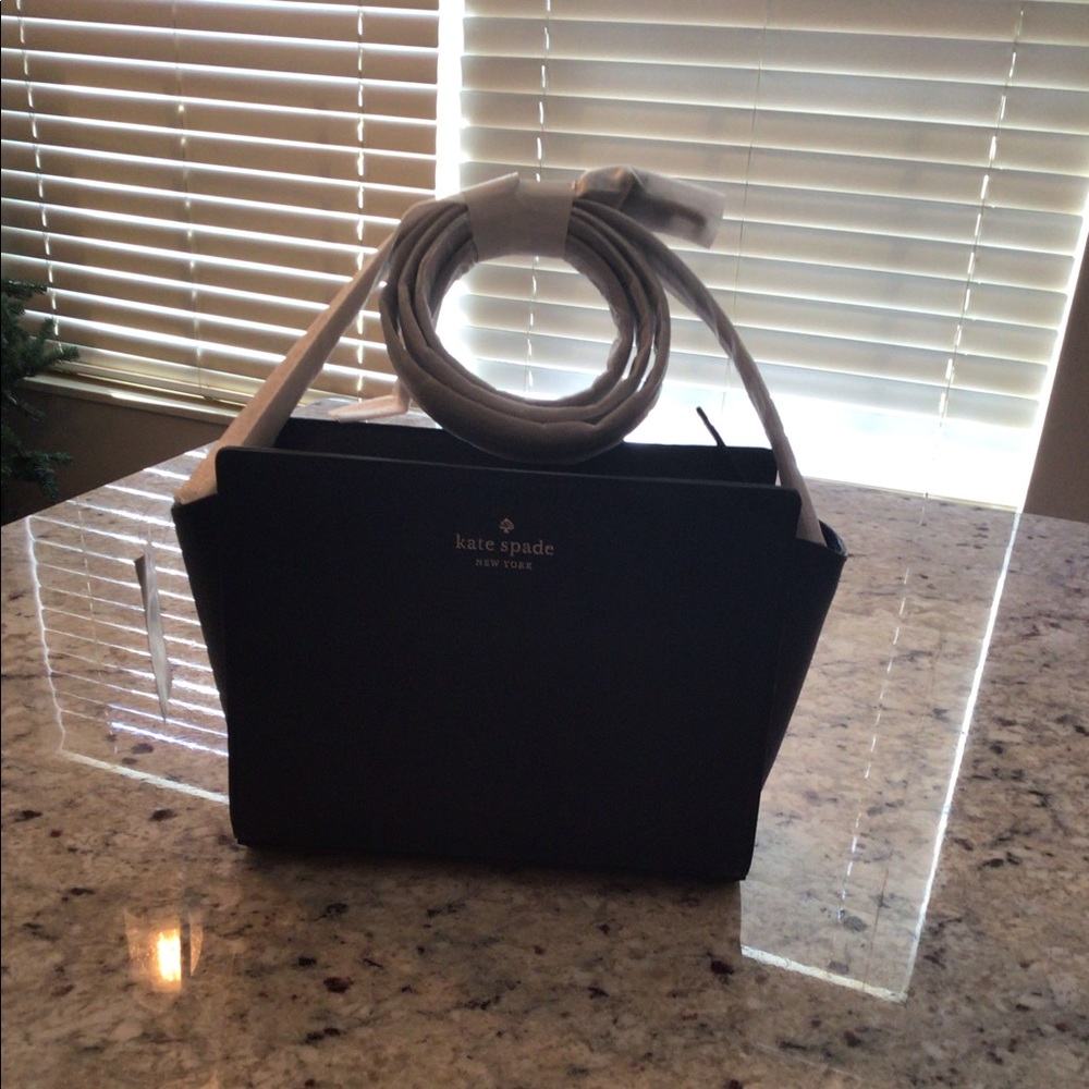 New black Kate Spade mini tote